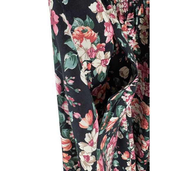 VTG Cottage Karin Stevens Lace collar Floral Button Front Dress, Women's Size 8 - Picture 12 of 12